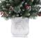 4.5ft. Pre-Lit Frosted Ithica Pine Artificial Potted Christmas Tree, Soft White C3 LED Lights